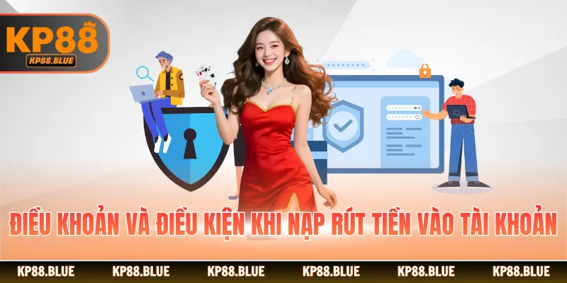 Điều khoản và điều kiện khi nạp rút tiền vào tài khoản